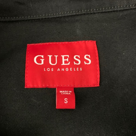 Guess black jean jacket - Picture 2 of 3